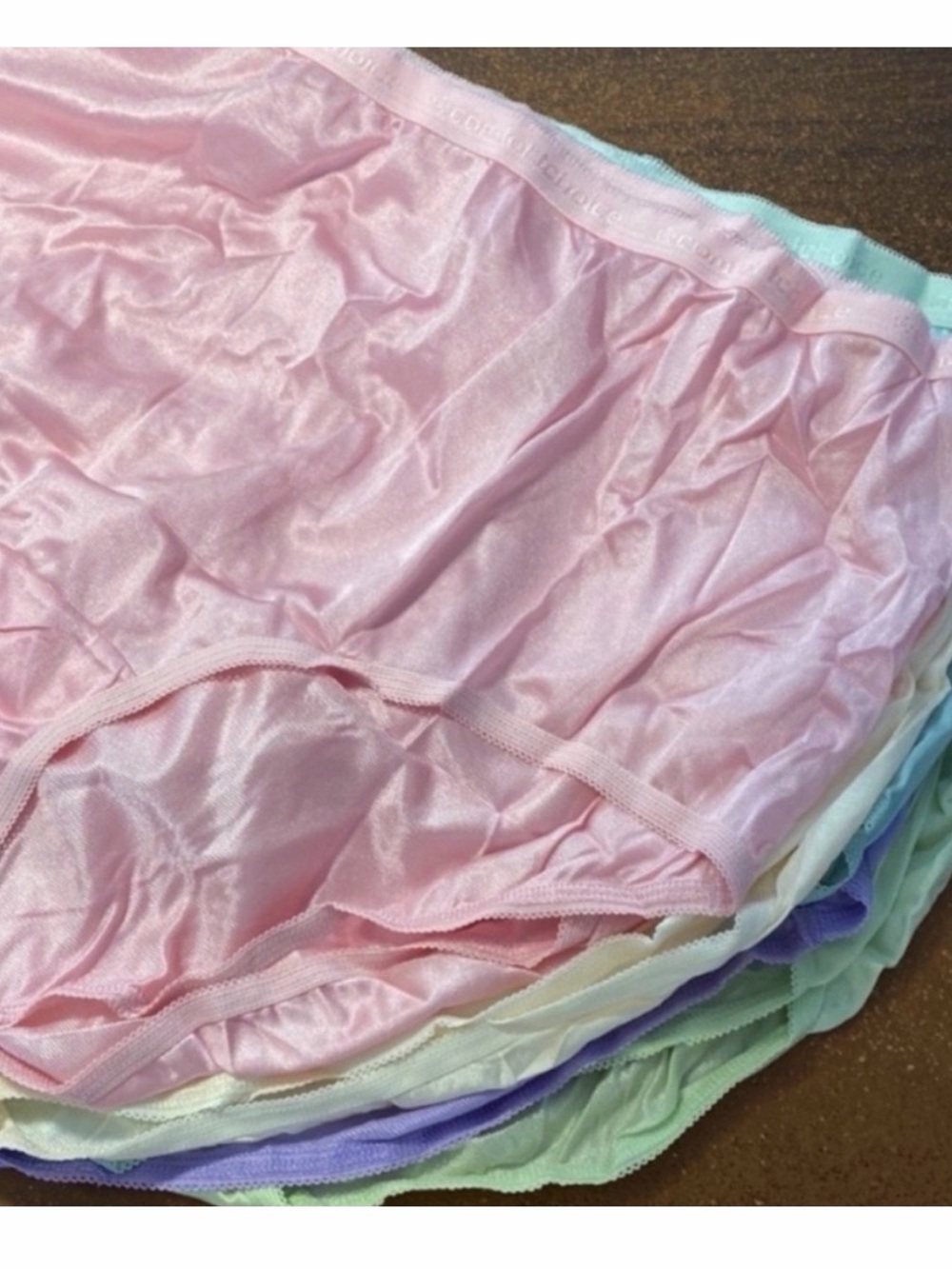 New 10 Pack Nylon Silky briefs
Panties size 13 36/38 6X Comfort
Choice grandma